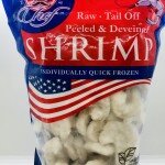 Chef Peeled & Deveined Shrimp Raw Tail-Off 907g