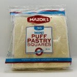 Mazors Mini Puff Pastry Squares 680g.