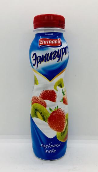 Ermighurt yogurt drink strawberry-kiwi 290g.