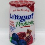 La Yogurt Probiotic pomegranate blueberry 170g.