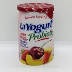 La Yogurt Probiotic Strawberry fruit cup 170g.