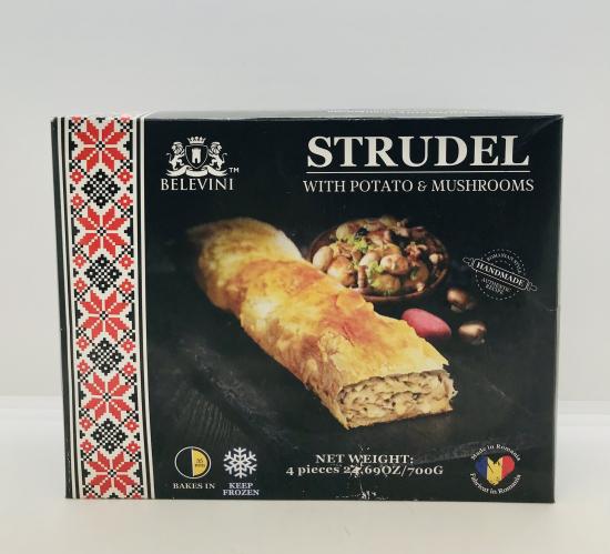 Belevini Strudel with Potato & Mushrooms Keep Frozen 700g