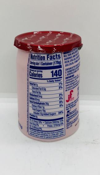 La Yogurt Probiotic Raspberry 170g.