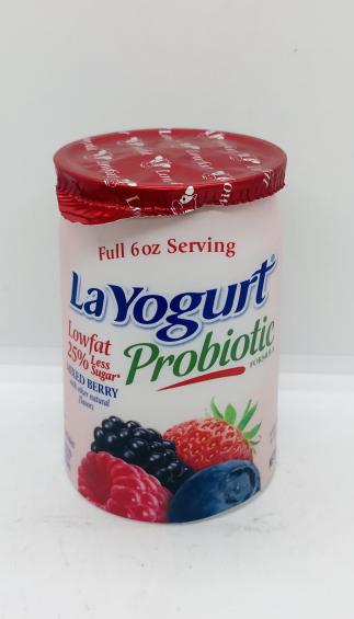 La Yogurt Probiotic Mixed berry 170g.