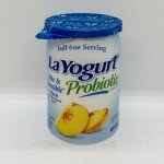 La Yogurt Probiotic Peach 170g.