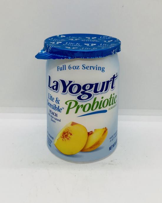 La Yogurt Probiotic Peach 170g.