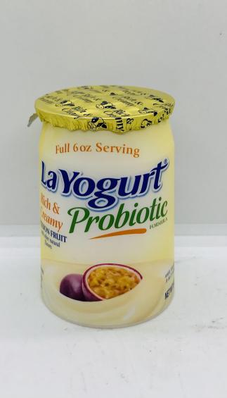 La Yogurt Probiotic Passion Fruit 170g.