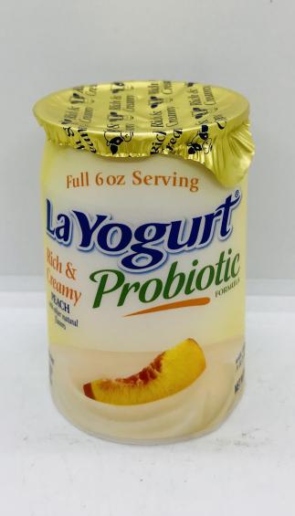 La Yogurt Probiotic Peach 170g.