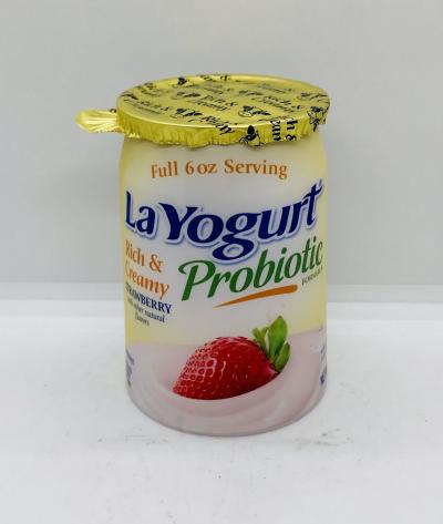 La Yogurt Probiotic Strawberry 170g.