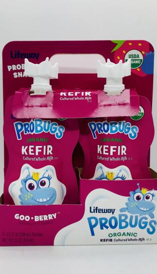 Lifeway Probugs Organic Kefir goo berry 416 mL.