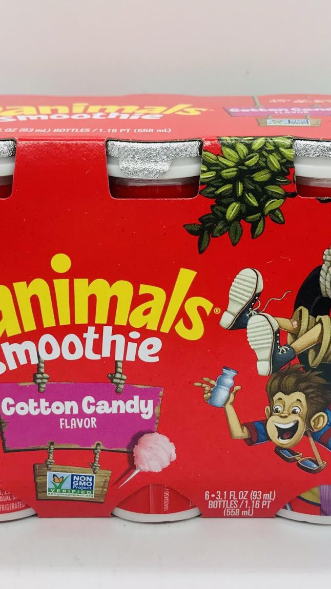 Dannon Danimals cotton candy smoothie 6Pk