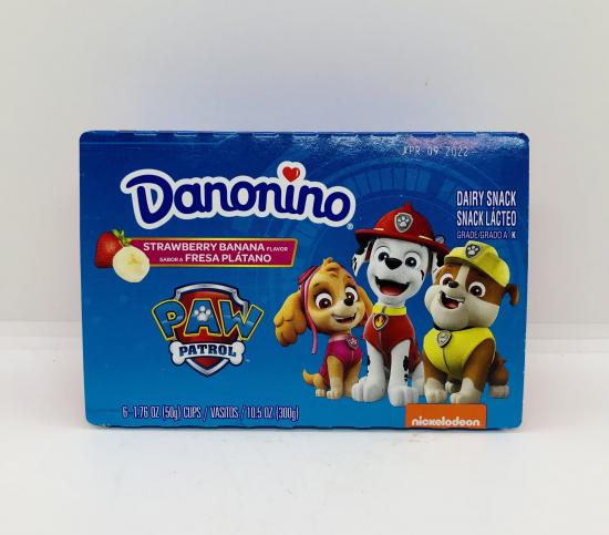 Danonino Dairy Snack straw/banana 6Pk