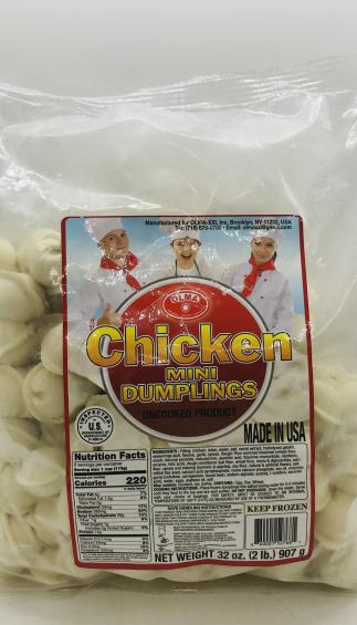 Olma Chicken Mini Dumplings Keep Frozen 907g