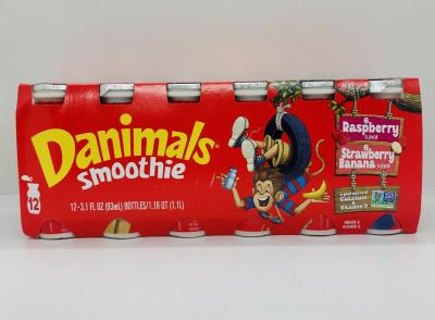 Danimals Strawberry Banana/ Raspberry smoothie 1.1L