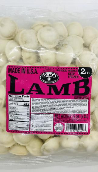 Olma Lamb Dumplings Keep Frozen 2lb