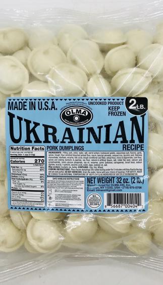 Olma Ukrainian Pork Dumplings Keep Frozen 2lb