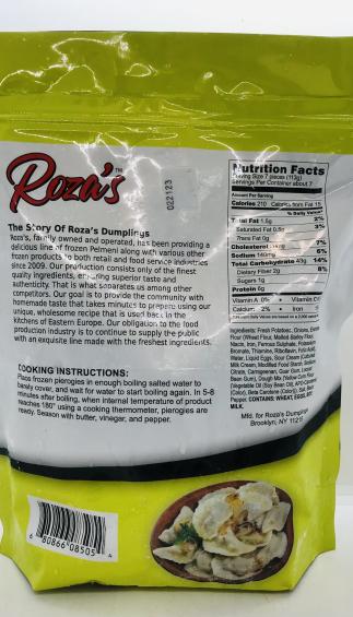 Roza's Pierogies Potato & Onions 794g