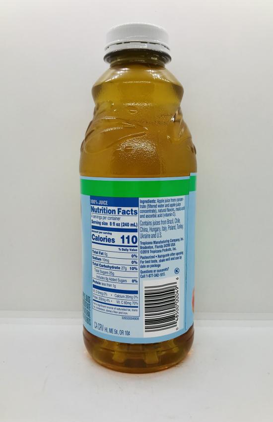 Tropicana 100% Apple juice 946mL.