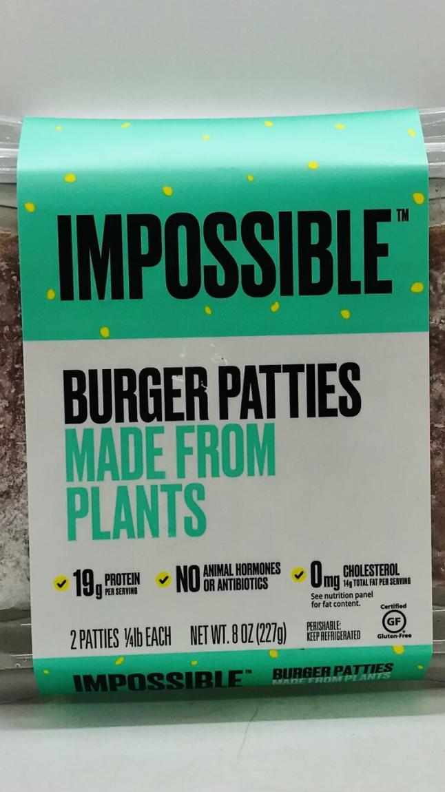 Impossible Burger Patties 227g.