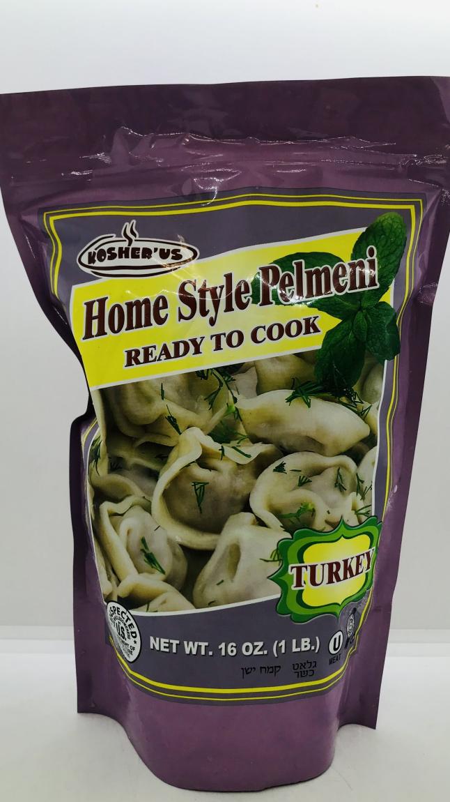 Kosher'us Home Style Pelmeni Turkey Ready To Cook 1lb