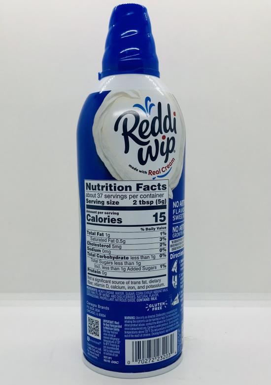 Reddi Wip Cream 184g.