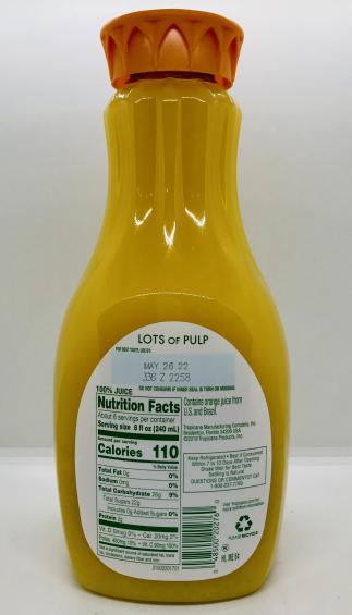 Tropicana Grovestand Lots of Pulp  1.53L