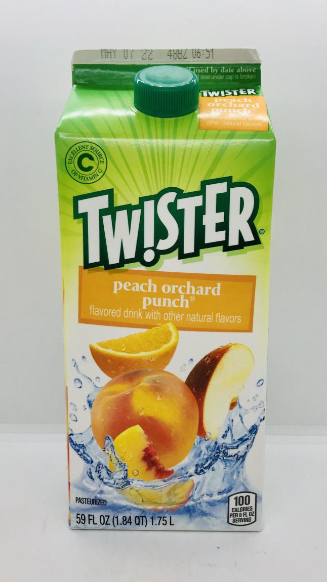 Twister peach orchard punch 1.75L