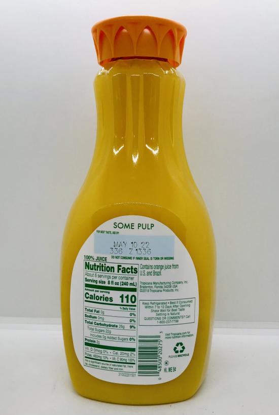 Tropicana Homestyle Some Pulp 1.53L