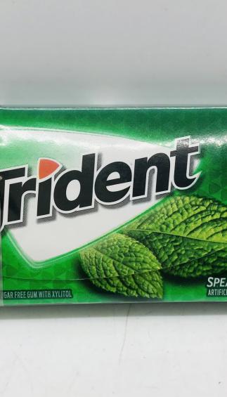 Trident Spearmint Gum 14 sticks