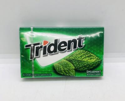 Trident Spearmint Gum 14 sticks