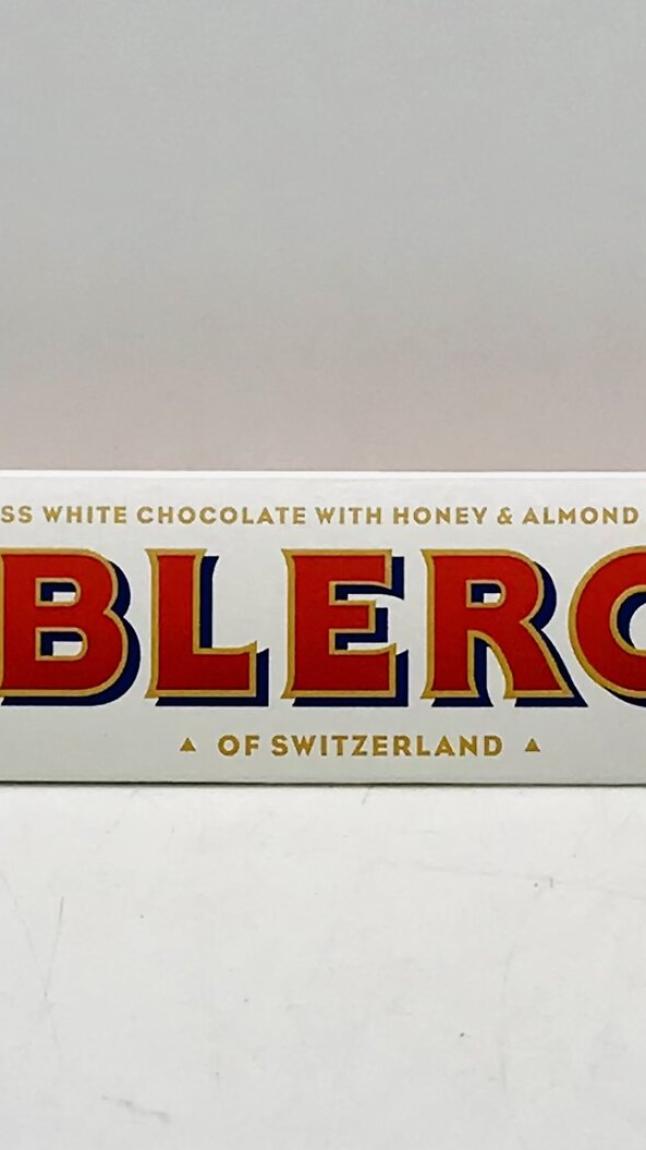 Toblerone White Chocolate 100g.