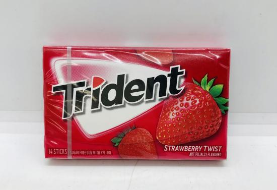 Trident Strawberry Twist Gum 14 sticks