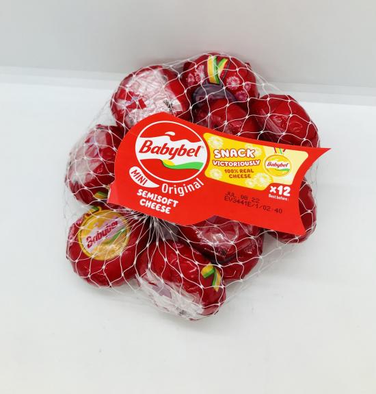 Babybel semisoft cheese 255g.