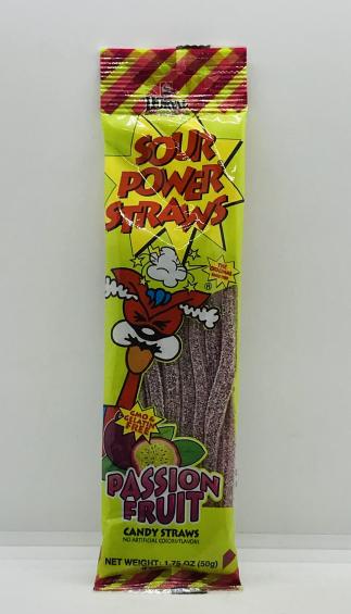 Dorval Candy Straws Passion Fruit 50g.