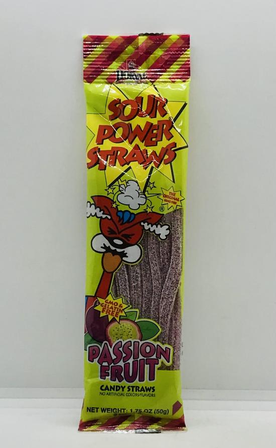 Dorval Candy Straws Passion Fruit 50g.