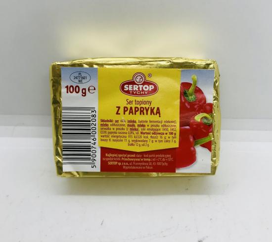 Sertop tychy cheese with paprika 100g.