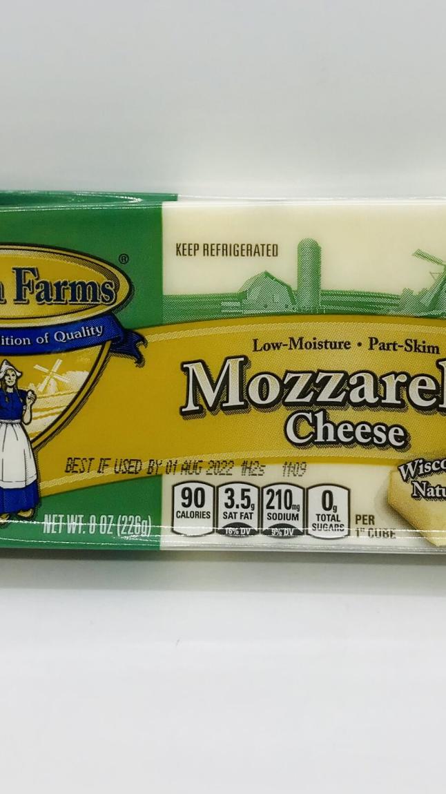 Dutch farms Mozzarella 226g.