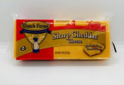 Dutch farms Sharp Cheddar Cheese 227g.