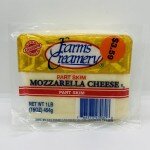 Farms creamery Mozzarella cheese Part skim 1Lb