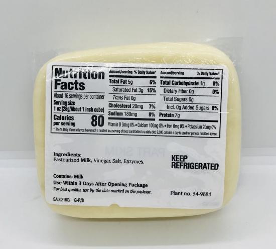 Farms creamery Mozzarella cheese Part skim 1Lb