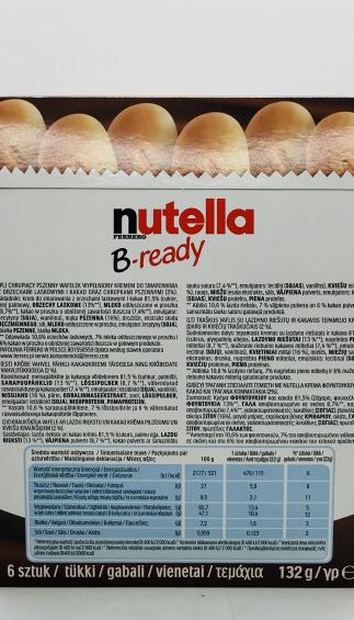 Nutella B-Ready x6  132g