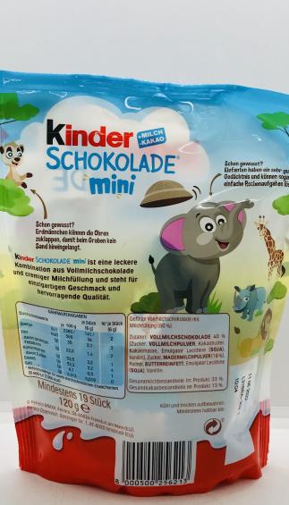 Kinder Schokolade Mini Safari-Welt 120g