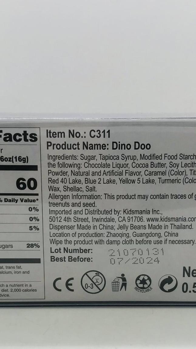 Dino Doo Jurassic Droppings 16g