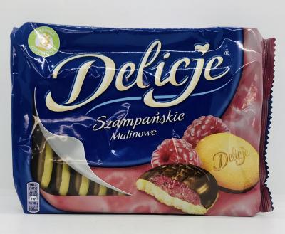 Delicje Cakes w. Raspberry Flavored 294g.