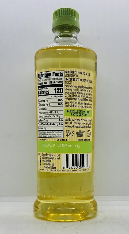 Bertolli Olive Oil 500mL.