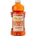 Kedem 100% Pure Kosher Peach Flavored Grape Juice 1.89 L