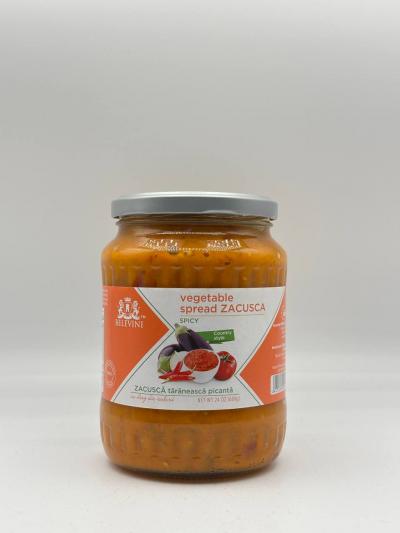 Raureni Spicy Vegetable Spread Zacusca 700g.