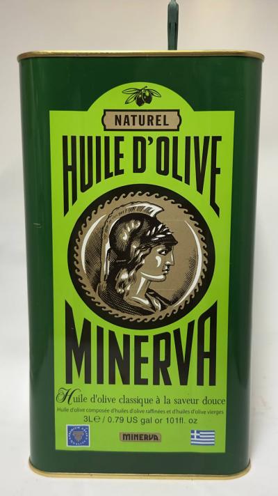 ALL NATURAL OLIVE OIL MINERVA CLASSIC OLIVE OIL WITH MILD FAV 3L