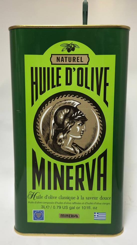 ALL NATURAL OLIVE OIL MINERVA CLASSIC OLIVE OIL WITH MILD FAV 3L