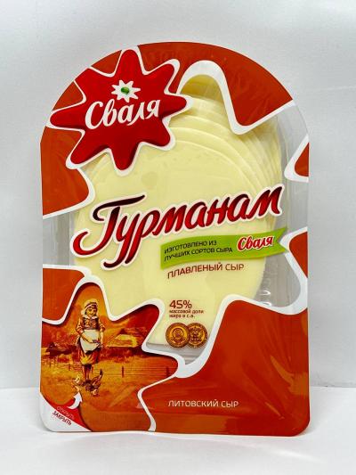 SVALYA Processed cheese GURMANAM sliced  150g